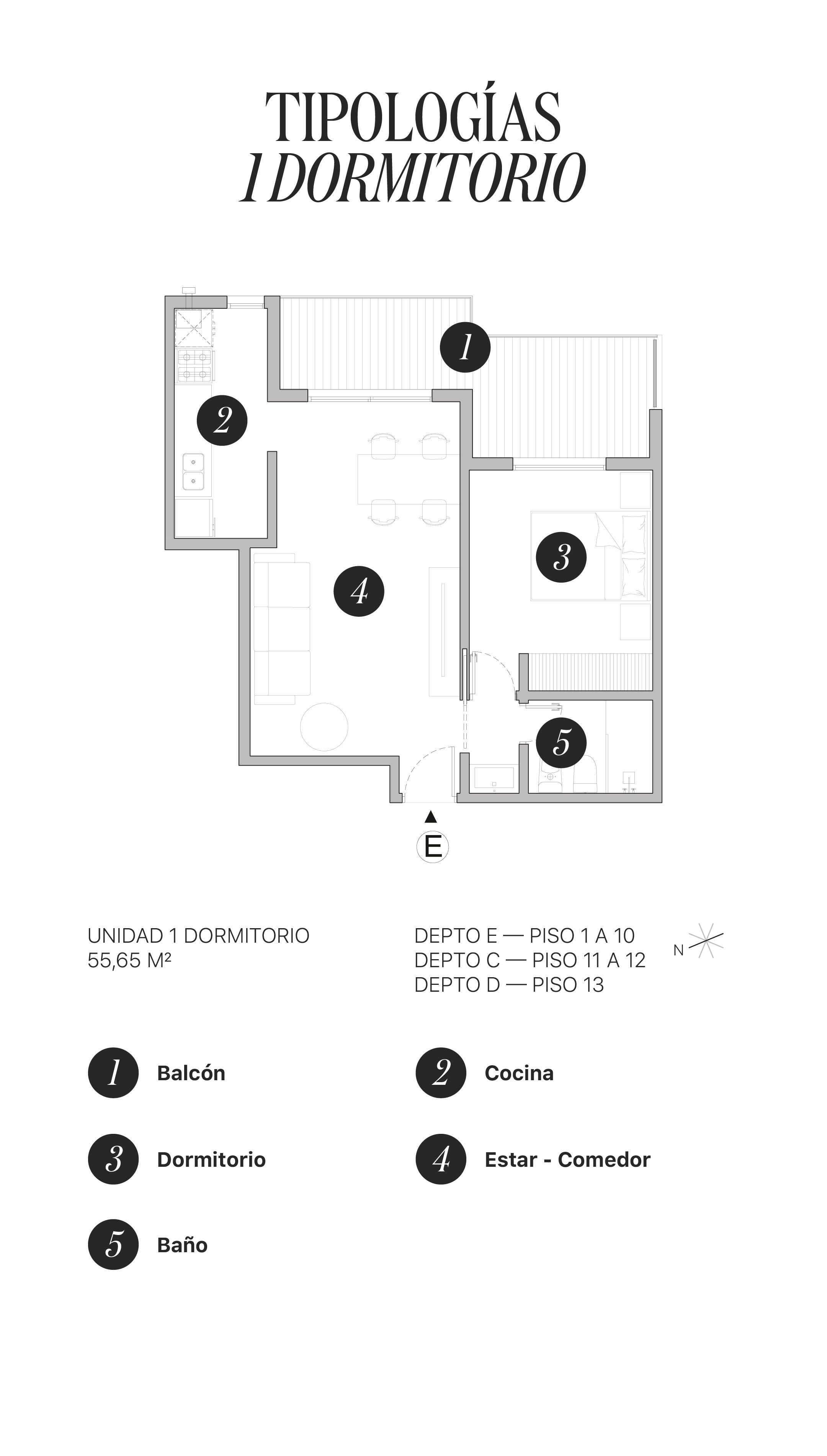 Tipología 1 - Vista E